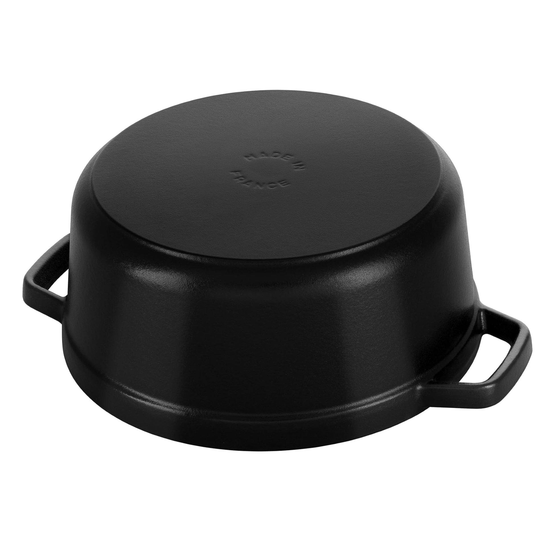 Staub 4-quart redondo Cocotte, Negro, 3.78 litros, 1