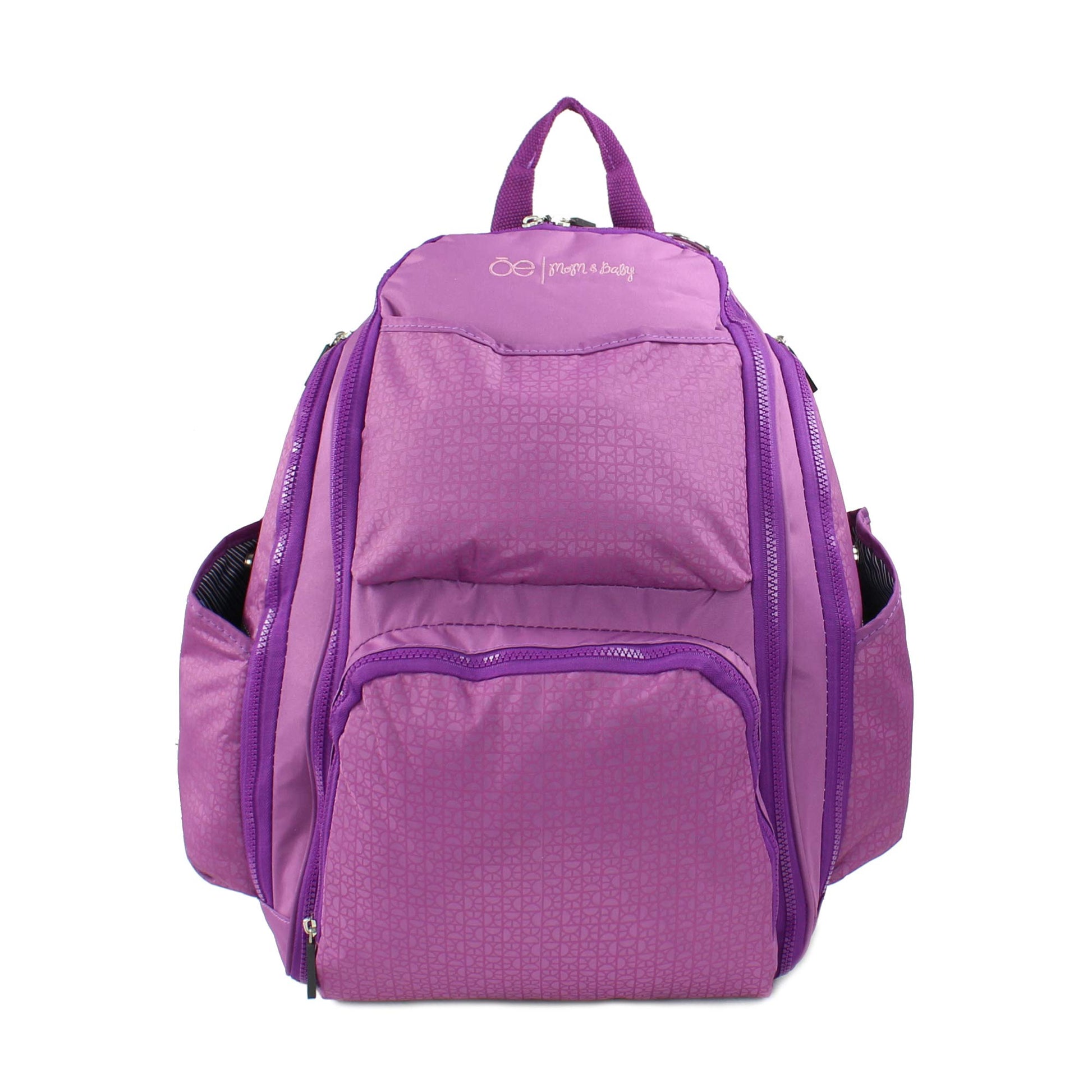 Cloe- Pañalera Backpack en Color Morado para Unisex