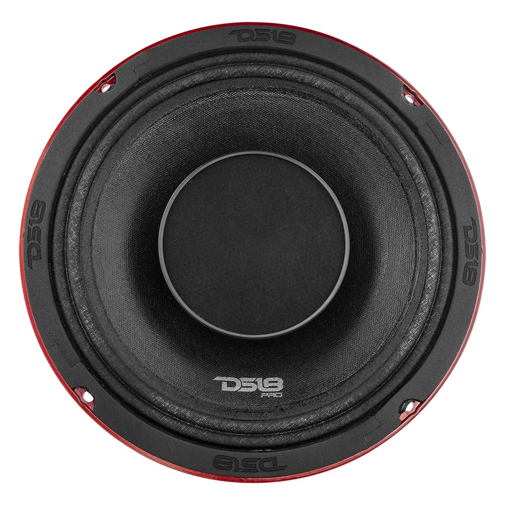 DS18 PRO-HY10.4B - Altavoz híbrido de rango medio resistente al agua de 10 pulgadas con driver integrado de 700 W de potencia máxima de 4 ohmios, rango medio de 10 pulgadas con bocina de driver de