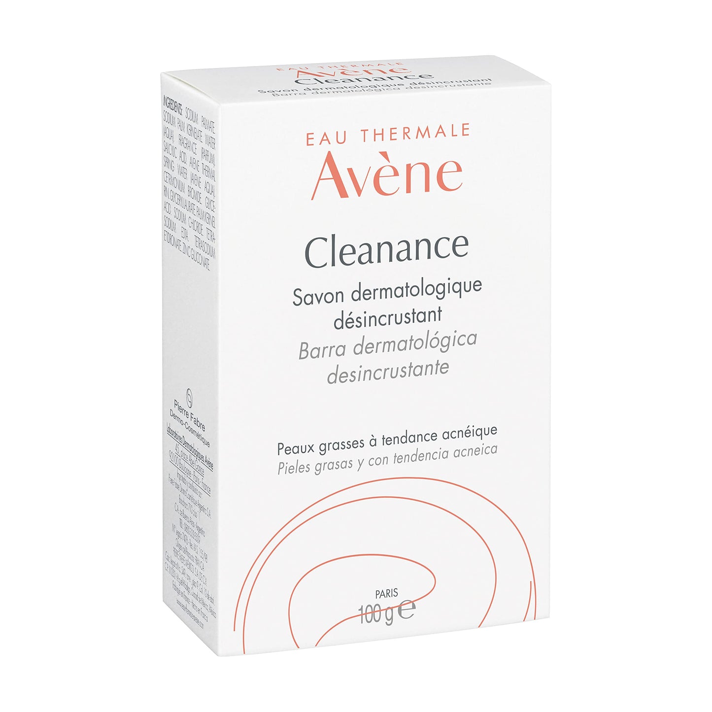 Avène Cleanance, Jabón en Barra Facial, Piel Grasa, 100gr