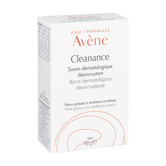 Avène Cleanance, Jabón en Barra Facial, Piel Grasa, 100gr