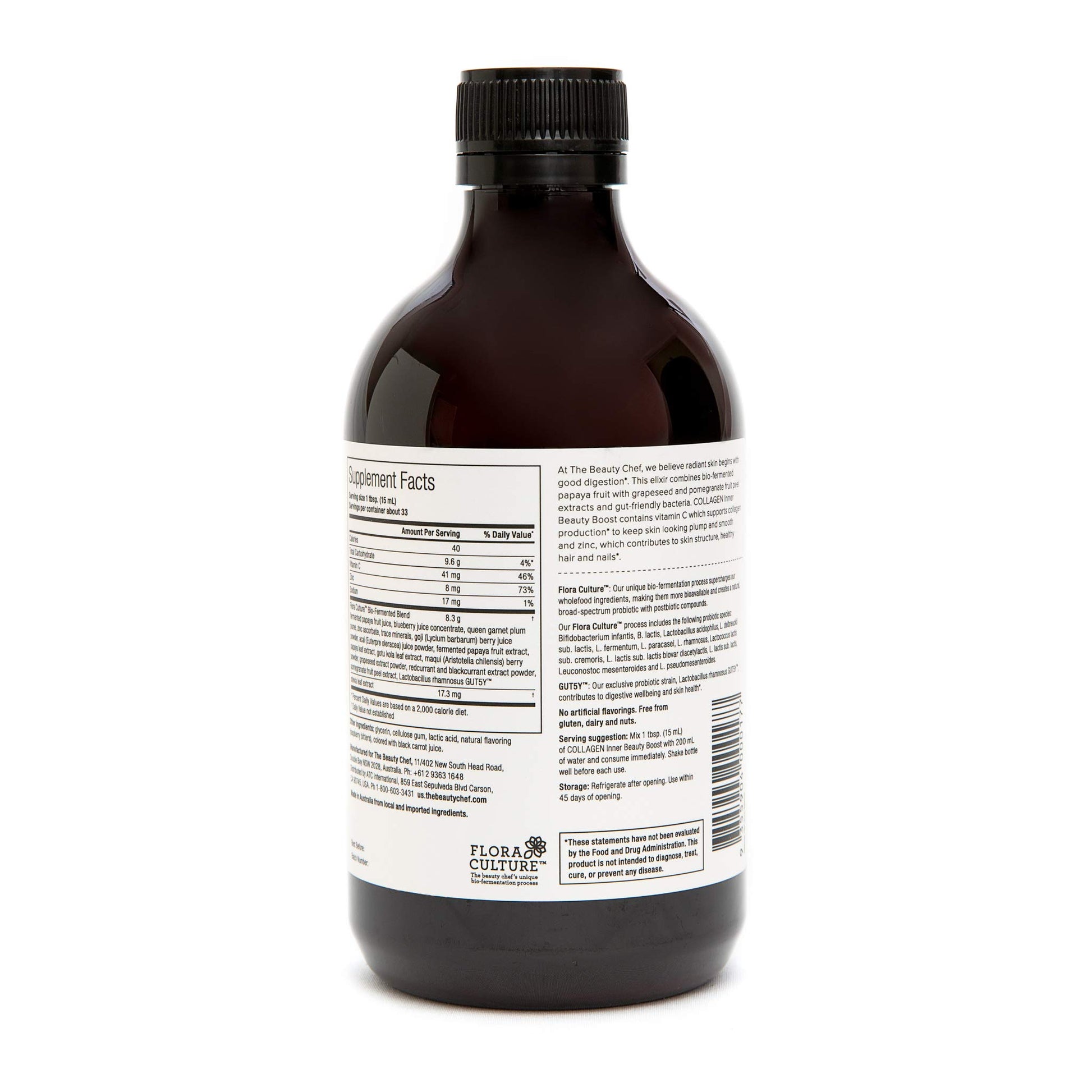 The Beauty Chef - Organic Collagen Inner Beauty Boost (16.9 fl oz / 500 ml)
