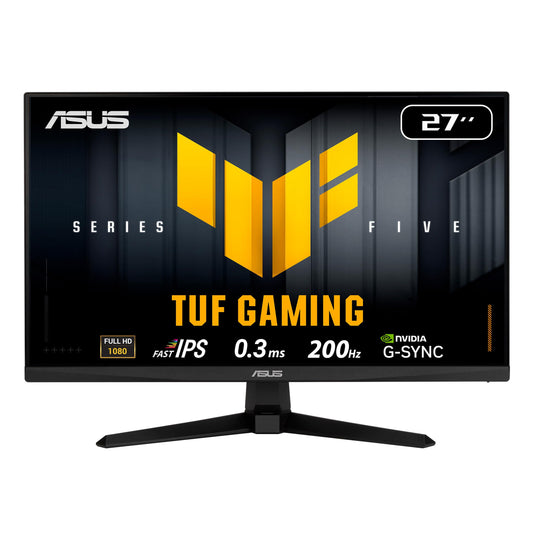 ASUS TUF Gaming Monitor 27" 1080P Series 5 (VG279Q5A) Panel Fast-IPS Full HD, 200 Hz, 0,3 ms, Compatible con G-Sync®, AMD FreeSync™ Premium, ELMB Sync, 99% sRGB, DisplayWidget Center, IA para Juegos.