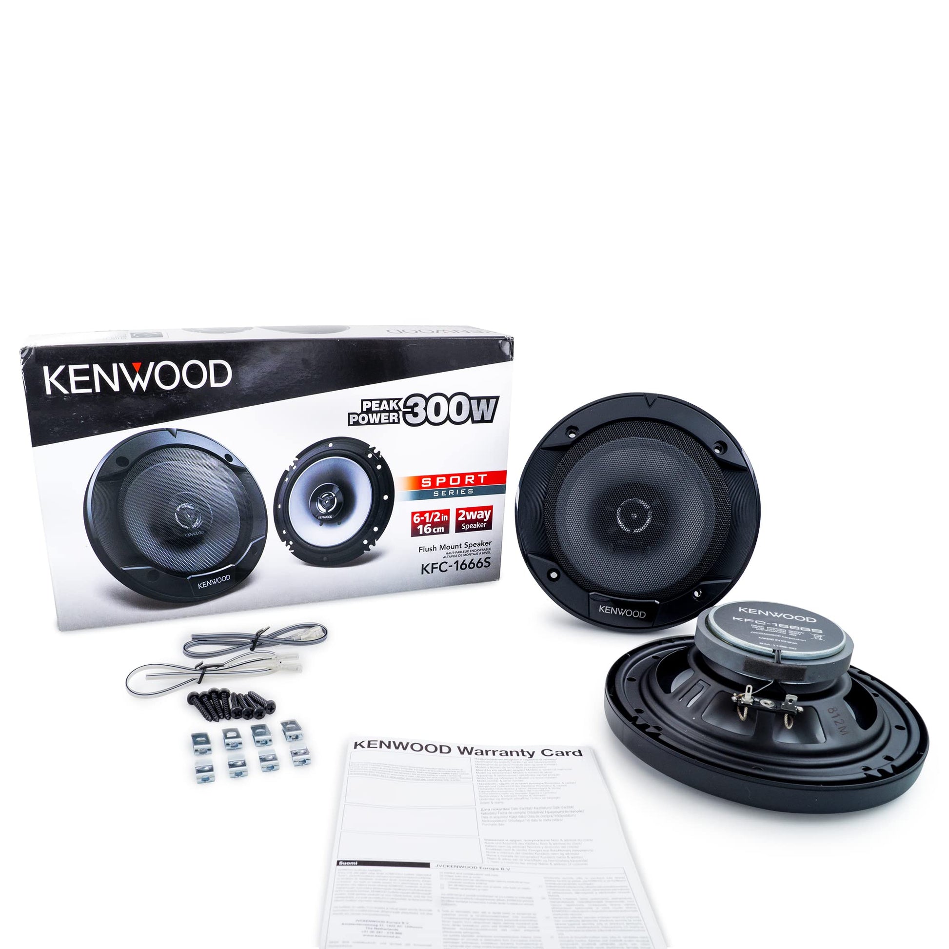 Bocinas Kenwood KFC1666S 6"x5" 2 Vías Tweeter Central 1" Con Sensibilidad de 90db