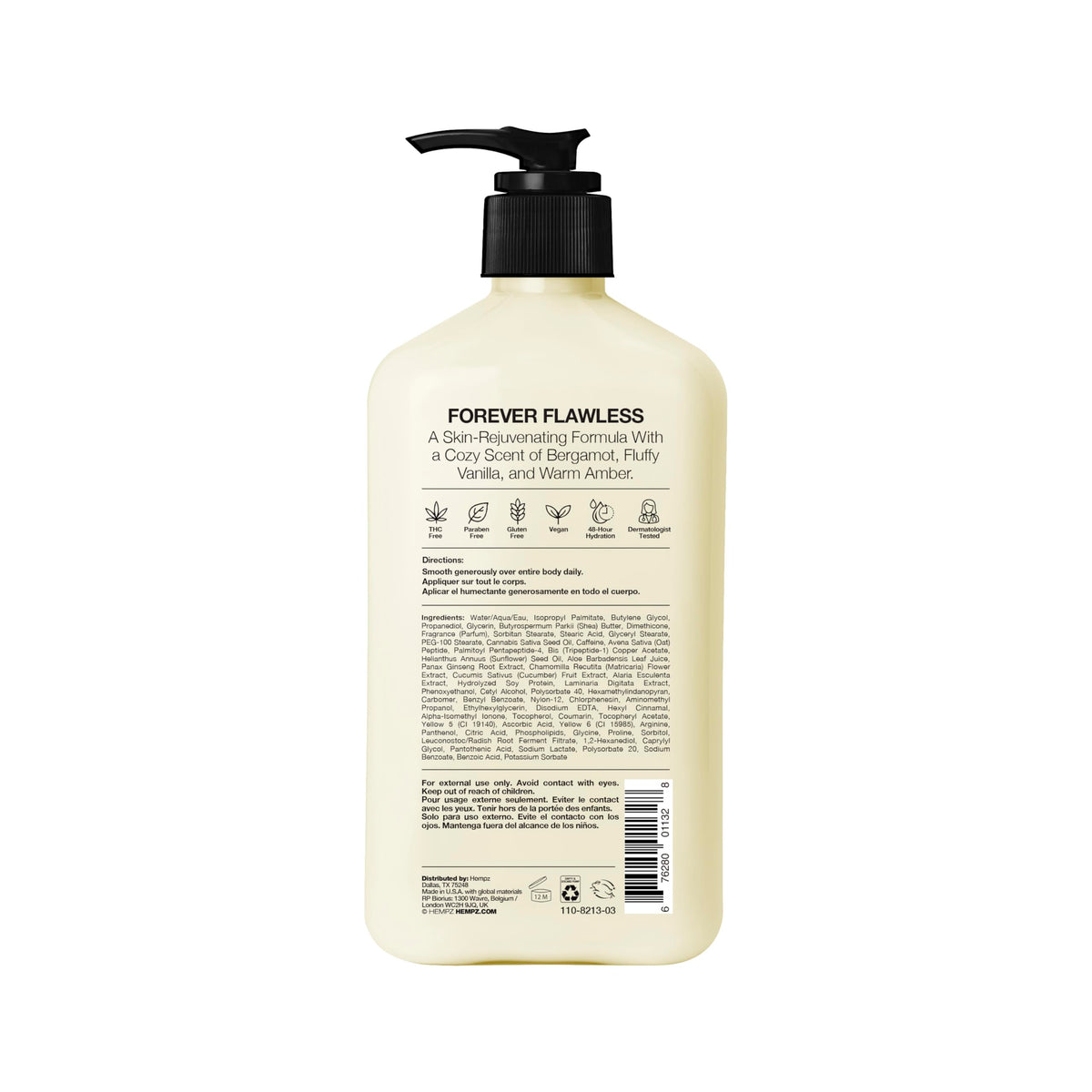 Hempz Age-Defying Herbal Body Moisturizer Unisex Moisturizer 17 oz