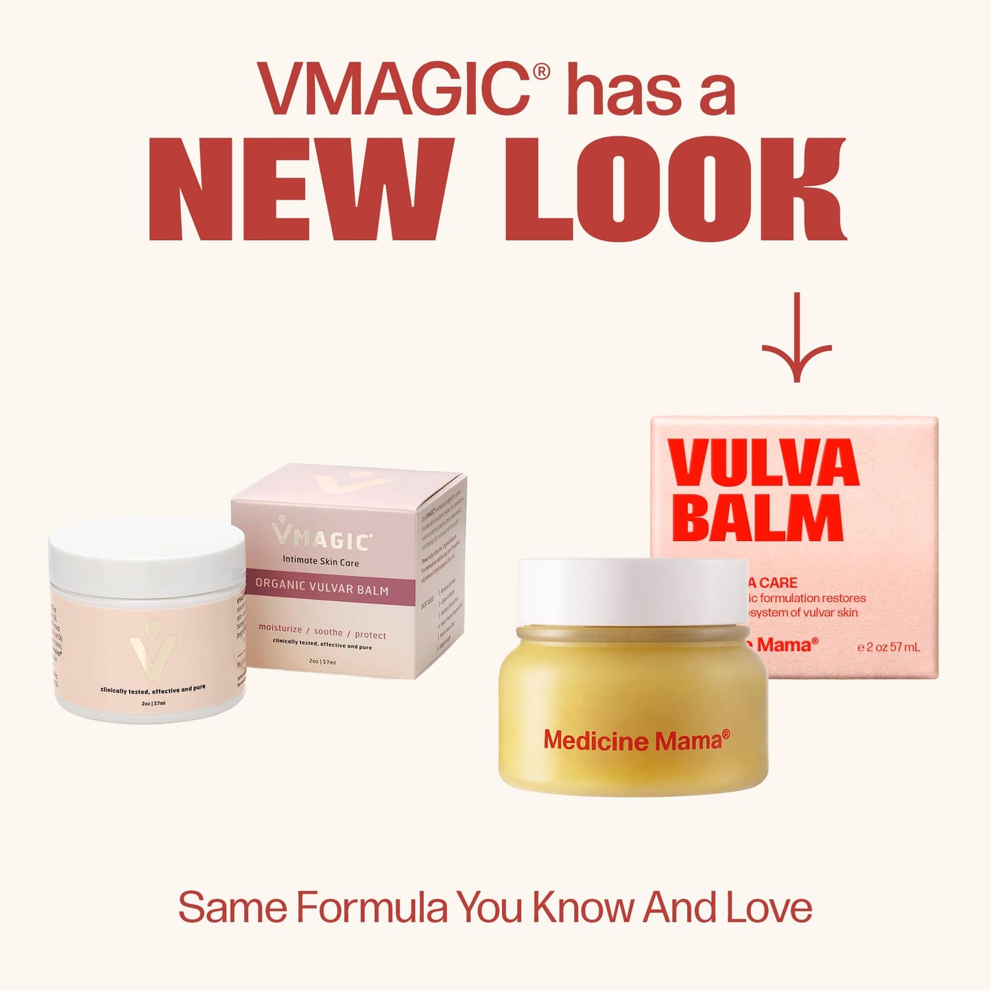 Crema para el Cuidado Íntimo Medicine Mama's Apothecary Vmagic 2 Oz