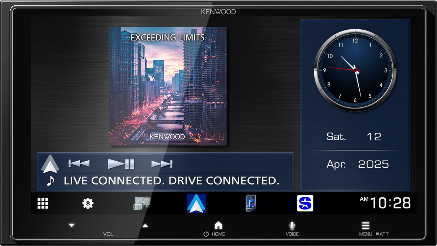 Kenwood DMX8710S Receptor multimedia digital HD de 6 pulgadas (no reproduce discos)
