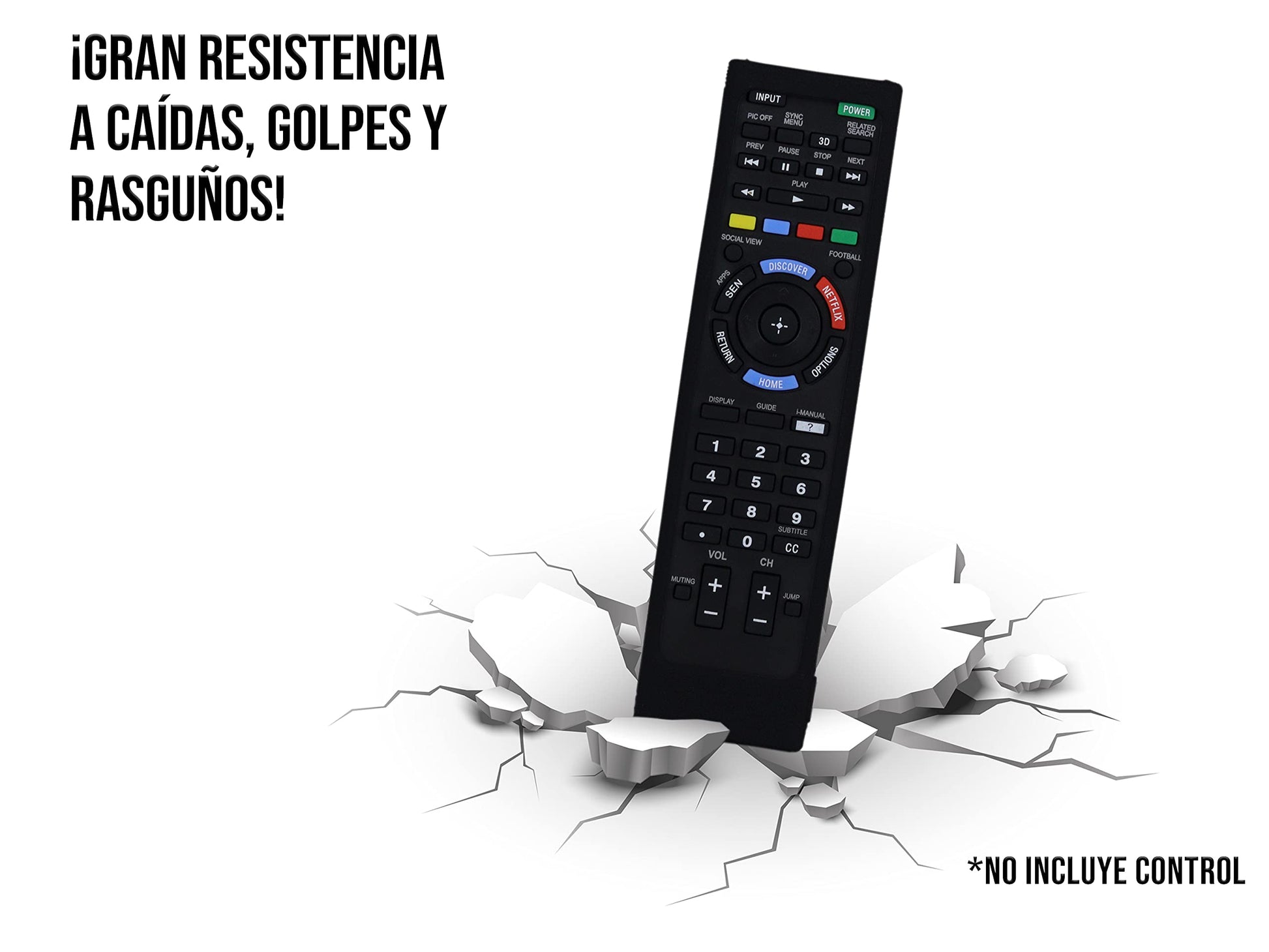 CONTROL EXPERT Funda para Control Sony BRAVIA Smart TV Protector RMT-TX
