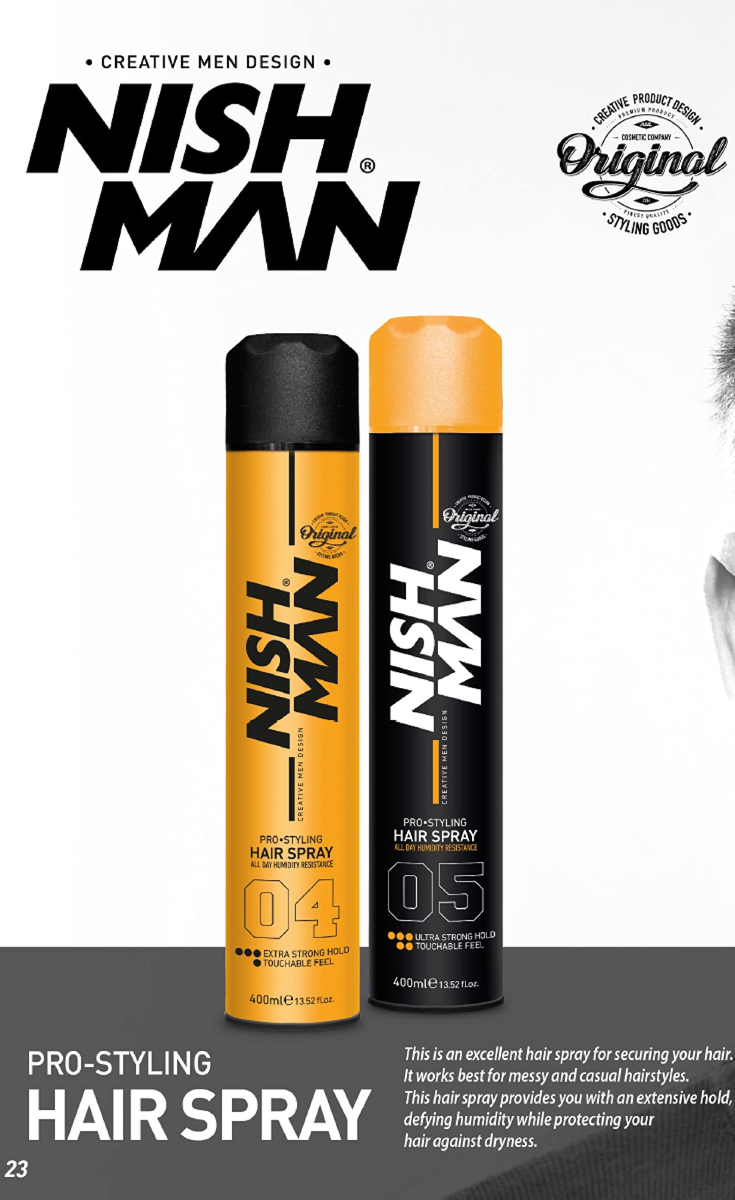 Spray para el Cabello Nishman 05 Serie de Estilizado