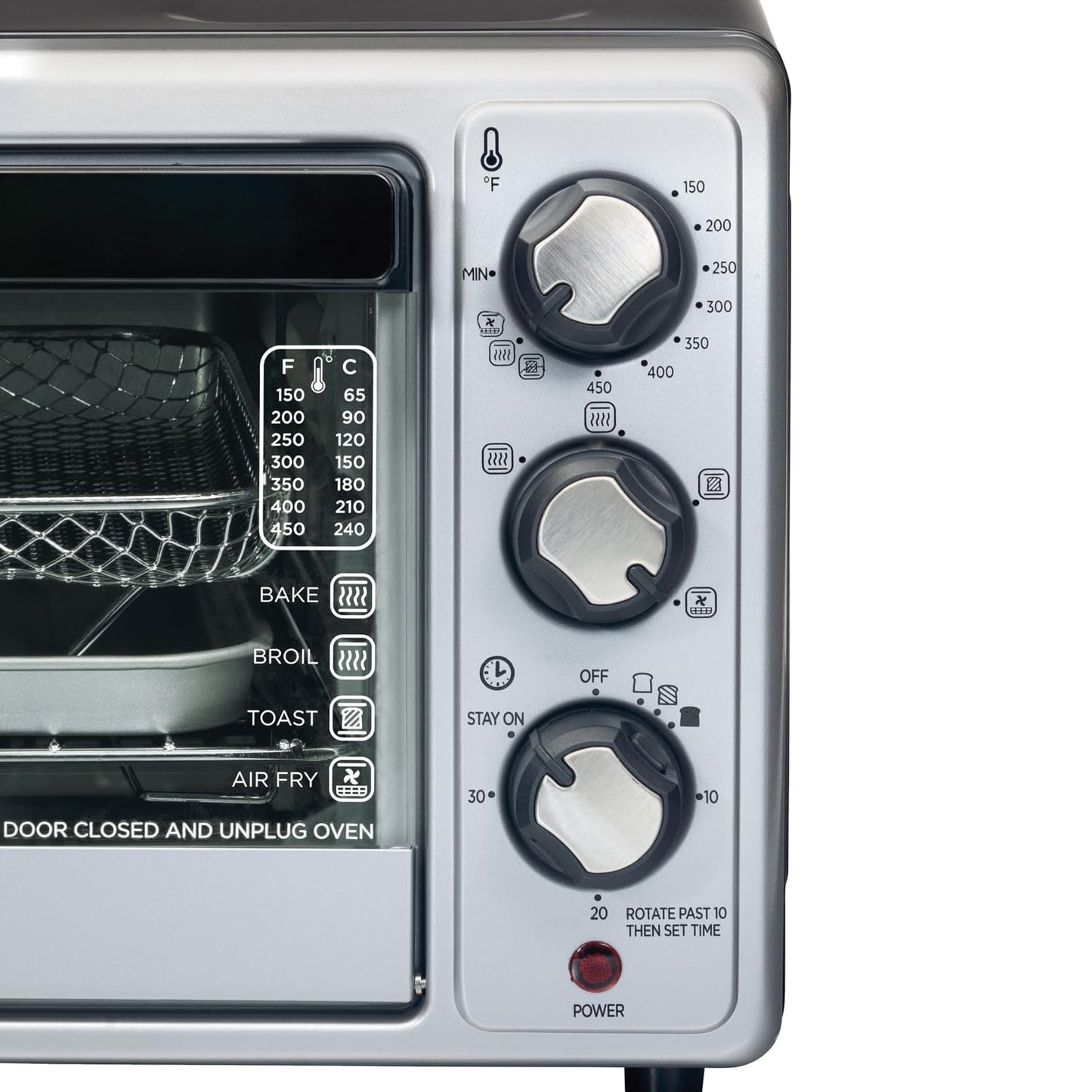 Hamilton Beach Horno tostador Sure-Crisp con freidor con aire