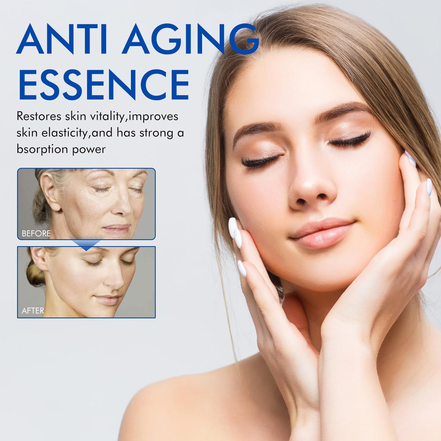 Botox Facial Serum, Botox Anti-aging Serum, Anti-Aging Serum for Women, Liquid Botox for Reduce Fine Lines, Wrinkles, Plump Skin (3 PCS)