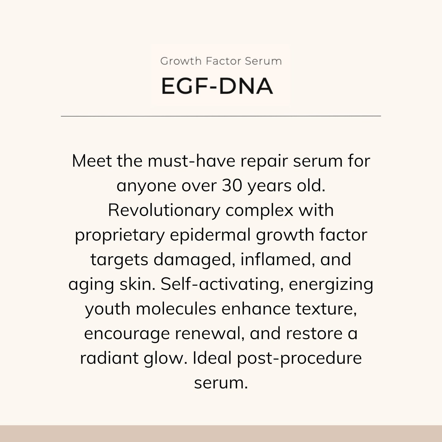 Le Mieux EGF-DNA Epidermal Growth Factor [Repair], 1 oz.