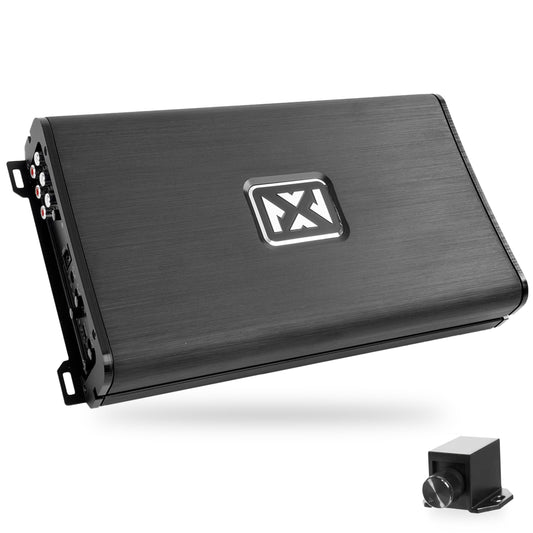Amplificador de Coche NVX VAD10004 1000W RMS Clase D de 4 Canales para Automóvil y Deportes Acuáticos