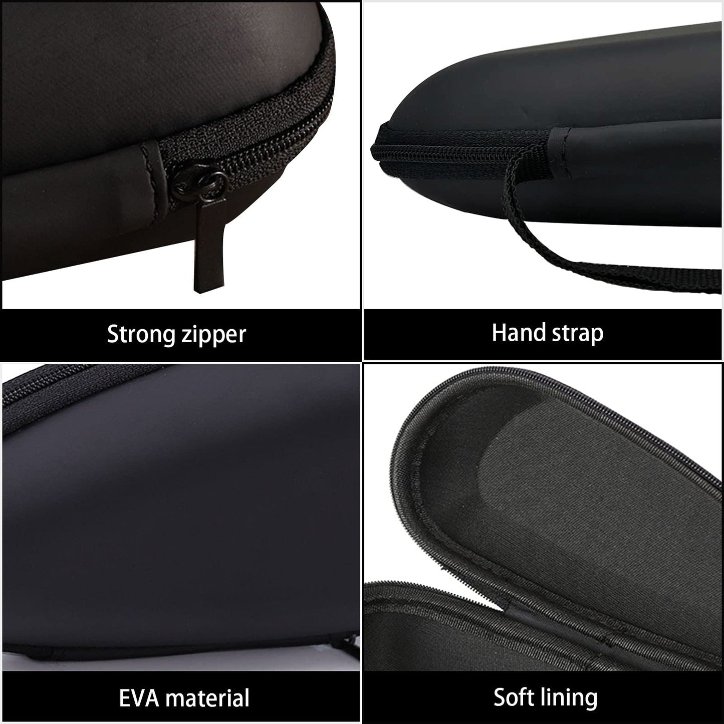 LinMei - Funda rígida compatible con Philips Norelco Electric Shaver 3100 3800 3500 2300 2100 6400 Bolsa protectora universal para afeitadoras rotativas de hombre