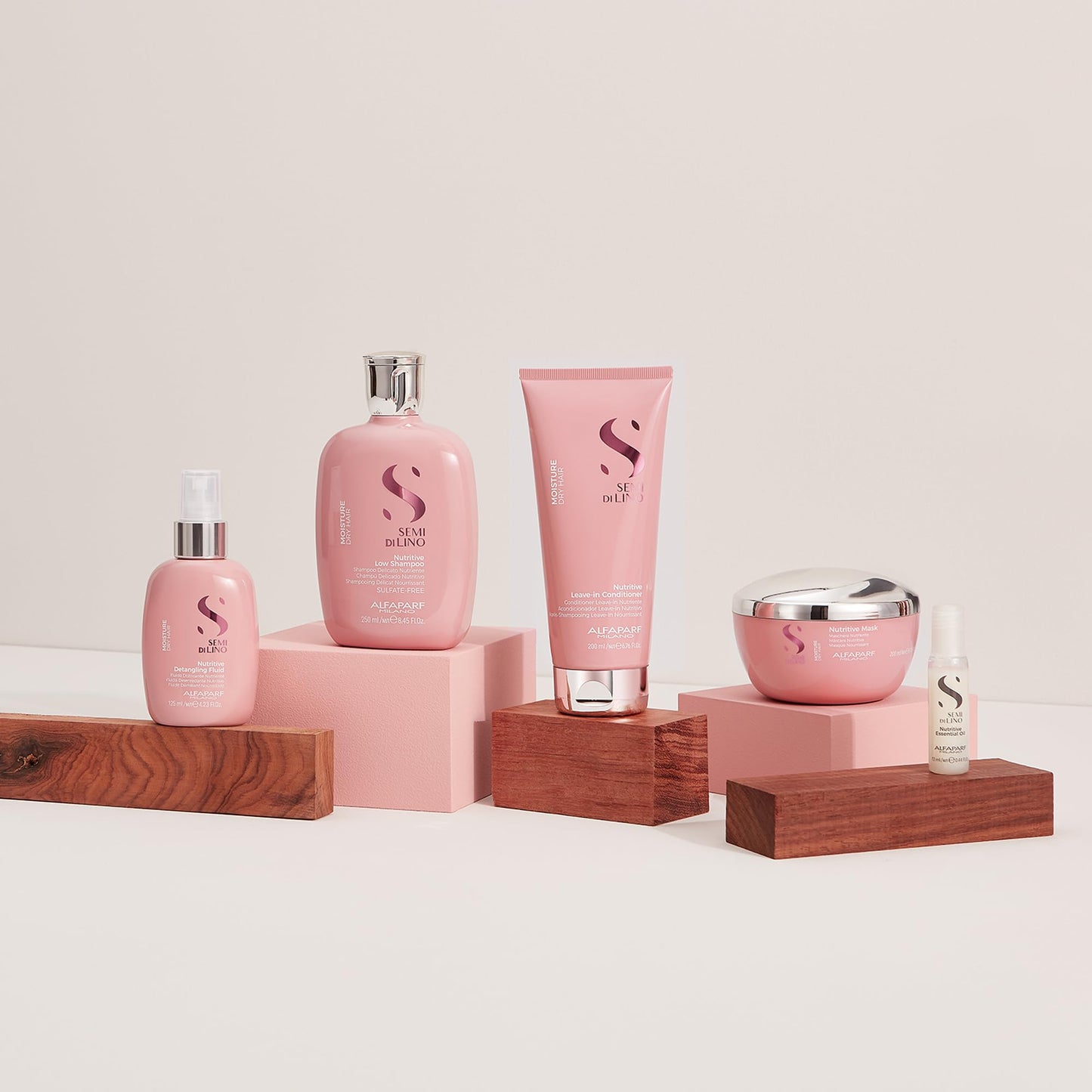 Fluido Desenredante Alfaparf Milano Semi Di Lino Moisture Nutritive para Cabello Seco