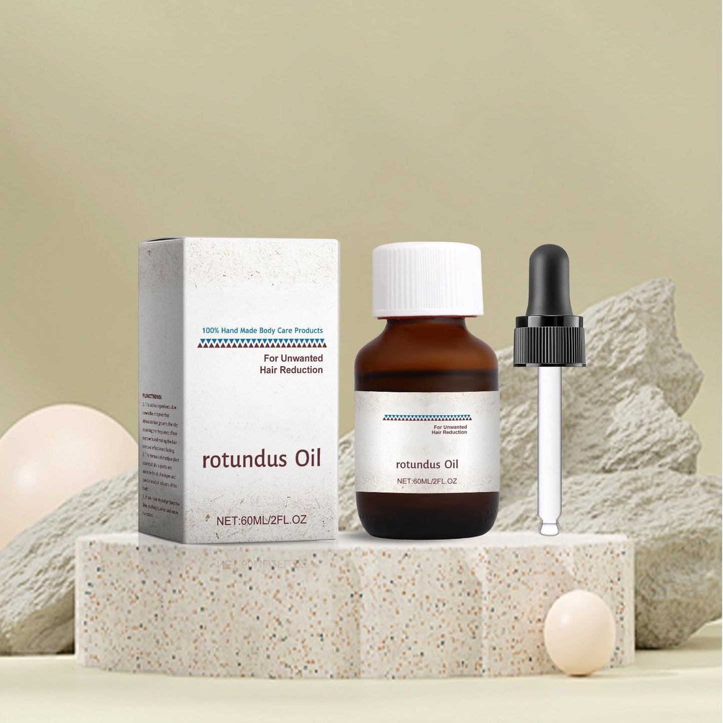 Pack de 2 Aceites de Cyperus Rotundus 100% Puro para Depilación y Reducción de Vello - 60 ml cada uno - Piel Suave y Sin Vello - ¡Aprovecha esta Oferta en Línea!