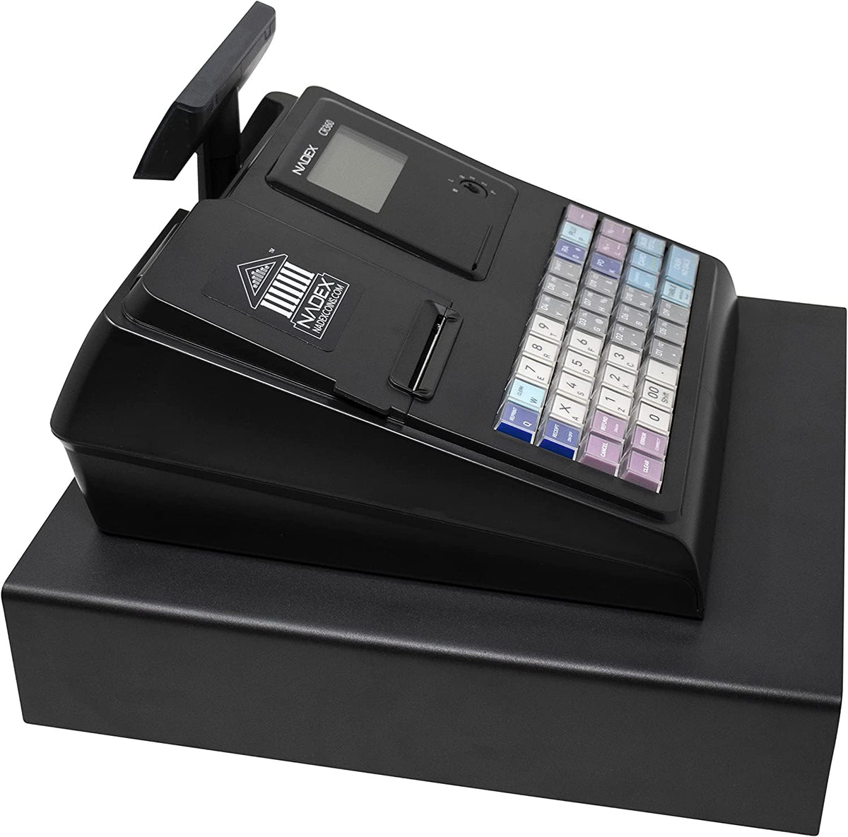 Caja Registradora Nadex CR360 Negro Impresora Térmica y Tamaño Compacto