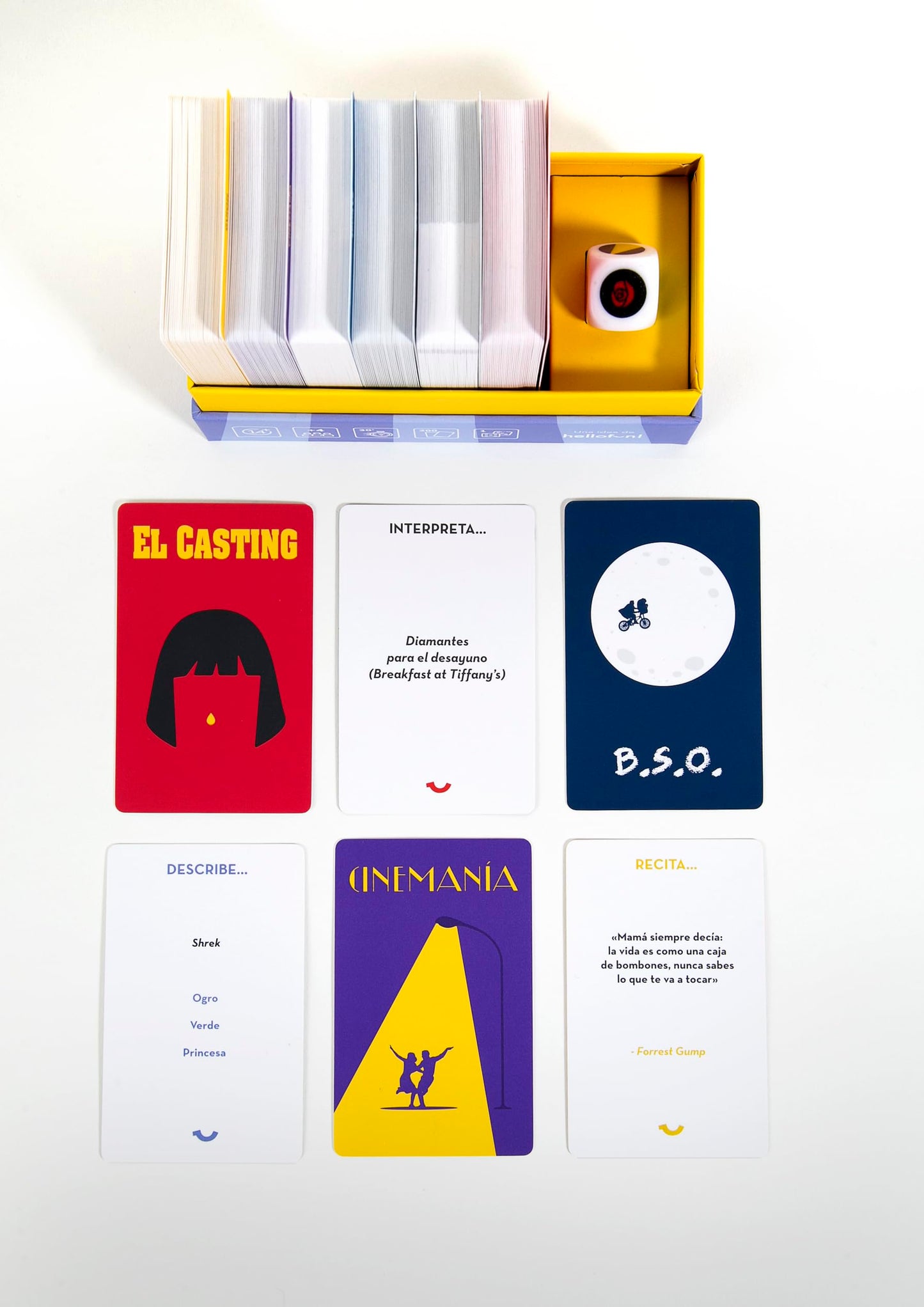 Hellofun! Yo soy tu peli, el Juego de Las películas de tu Vida. ¡Casi 200 Pruebas de películas para Actuar, tararear y divertirse como en el Cine!