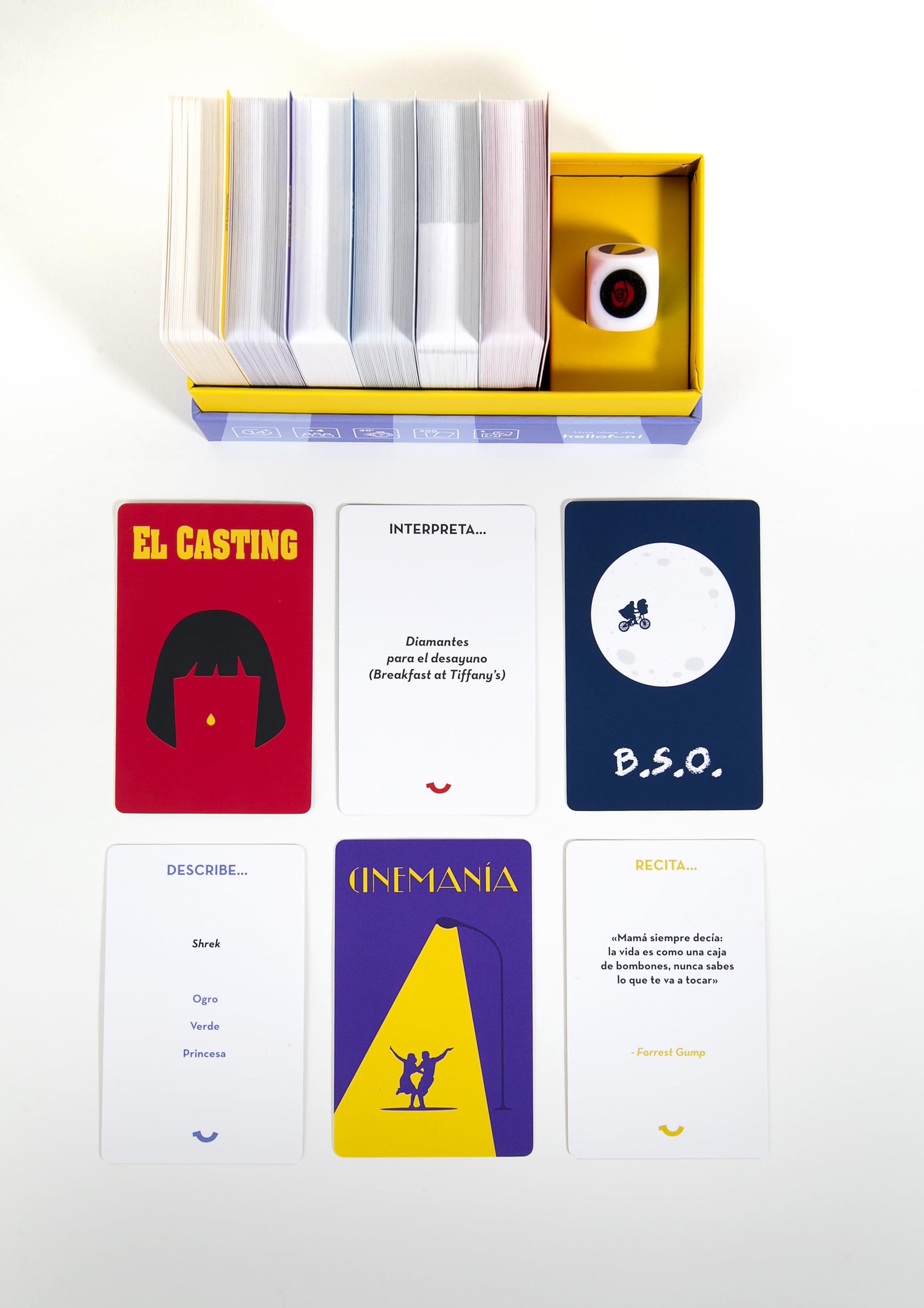 Hellofun! Yo soy tu peli, el Juego de Las películas de tu Vida. ¡Casi 200 Pruebas de películas para Actuar, tararear y divertirse como en el Cine!