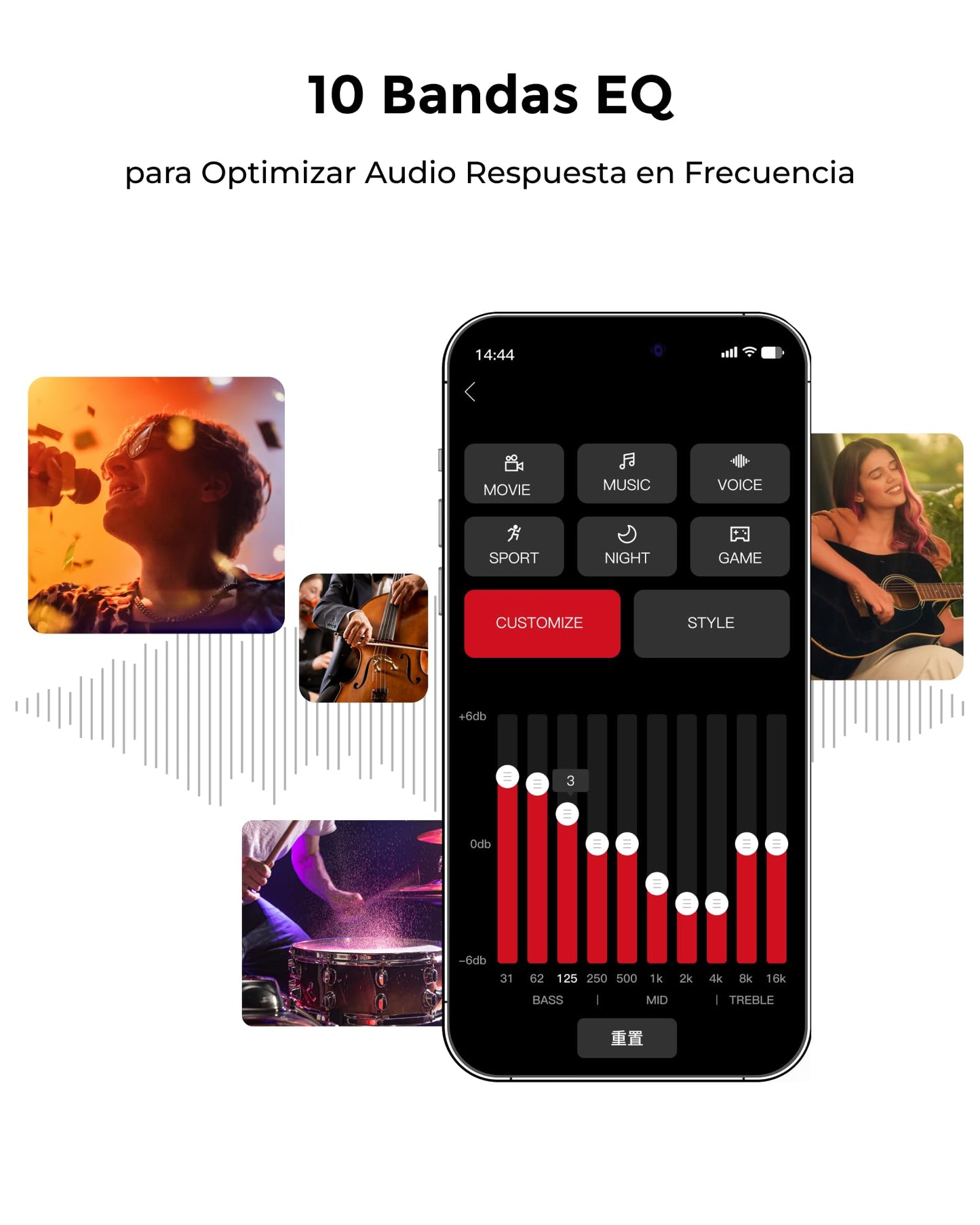 ULTIMEA 7.1CH Barra de Sonido con Dolby Atmos, Subwoofer para Teatro en Casa, Sistema de Audio Envolvente para TV con 4 Altavoces Satélite, Control por App, HDMI eARC, Aura A60