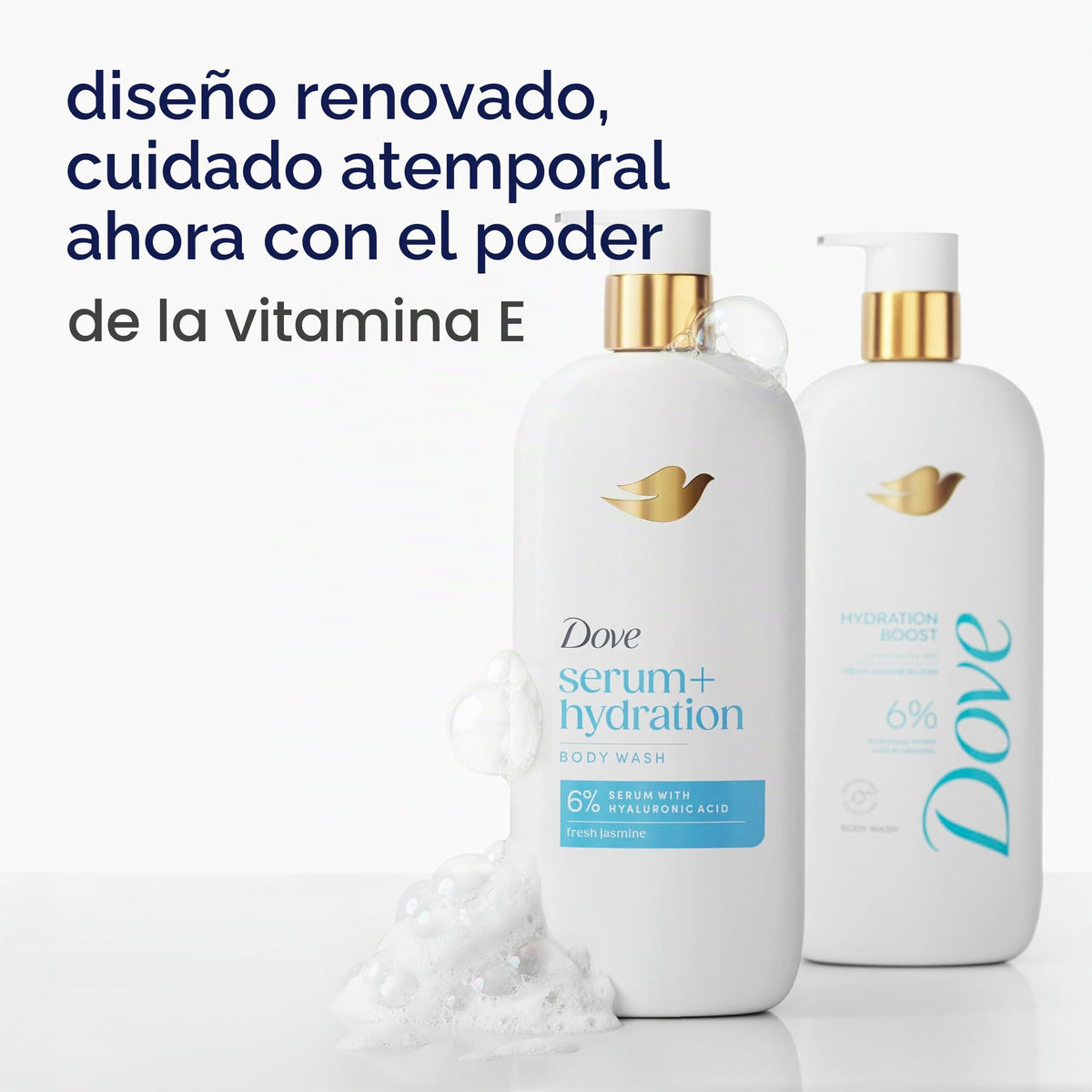 gel de baño empapa activamente la piel seca repara la sequedad suero de hidratación al 6% con ácido hialurónico 547 ml