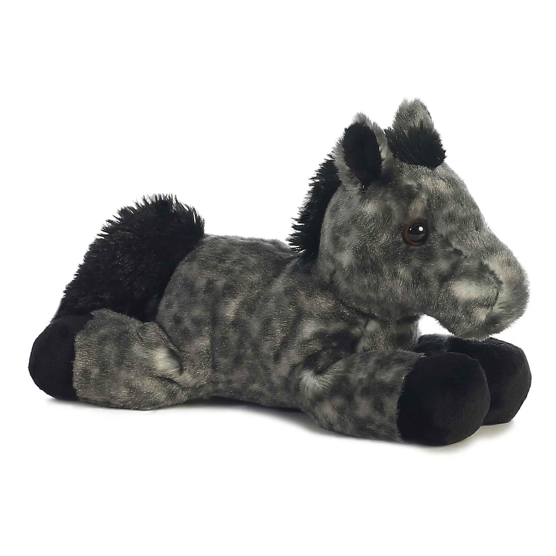 Peluche Mini Caballo Aurora Negro Coleccionable
