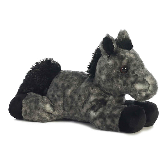 Peluche Mini Caballo Aurora Negro Coleccionable