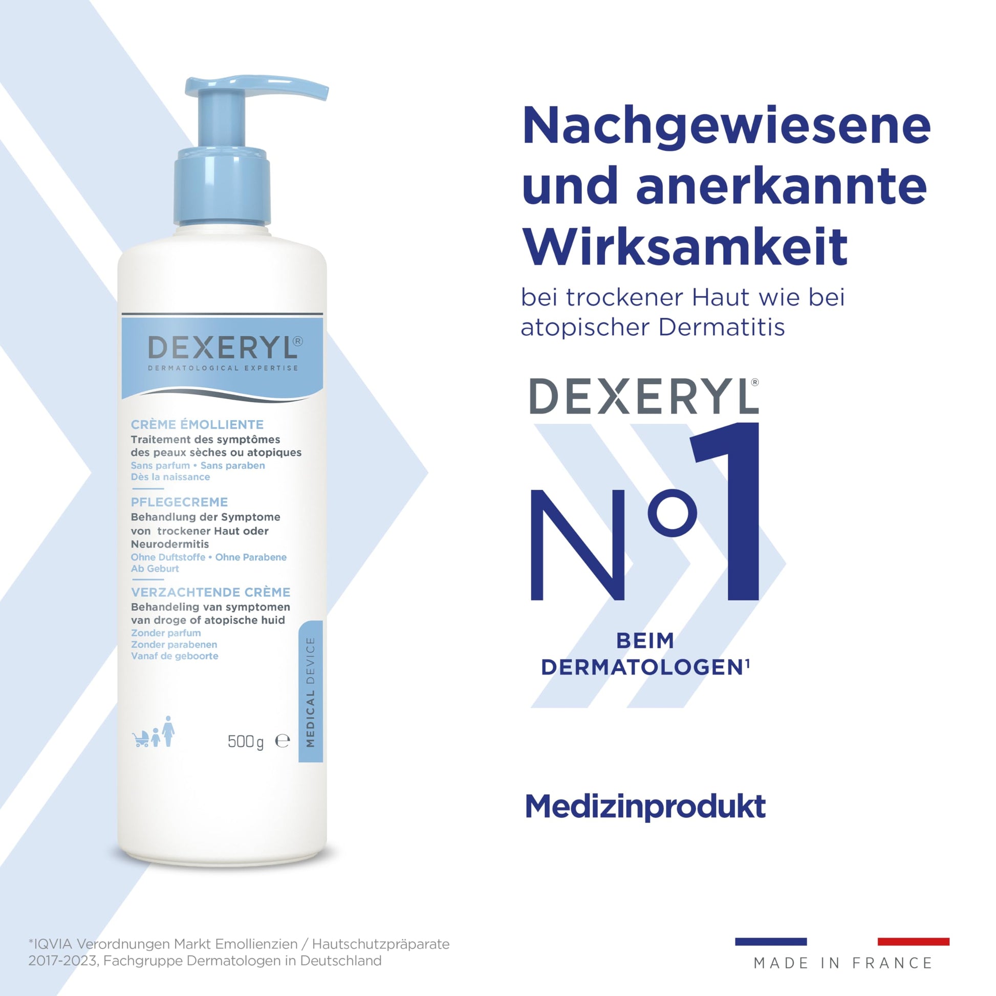 Dexeryl Crema Emoliente seco 500g Piel
