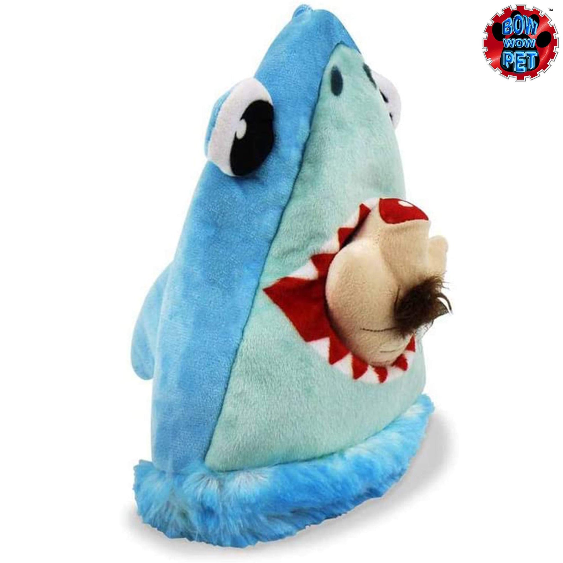 Bow Wow Pet Shark Hide & Seek - Juego de Dientes de Peluche (4 Piezas)