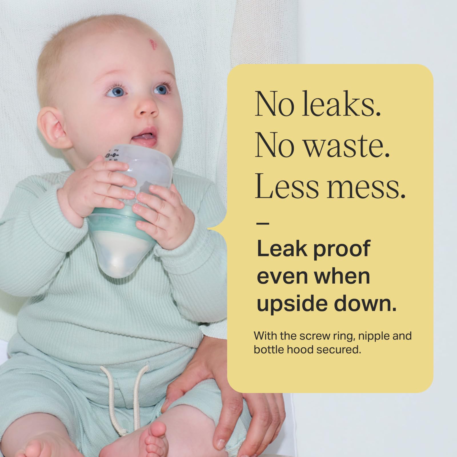 Biberón Anticólico Avanzado Tommee Tippee Transparente Pezón Similar al Pecho para Bebé 4 Pack