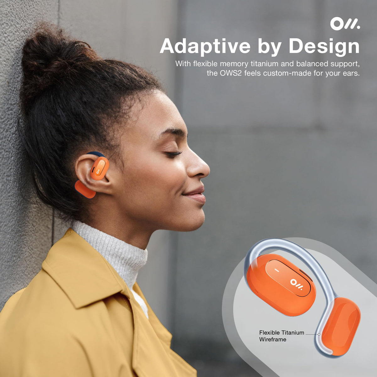 Auriculares Inalámbricos Oladance OWS2 Negro con Oído Abierto