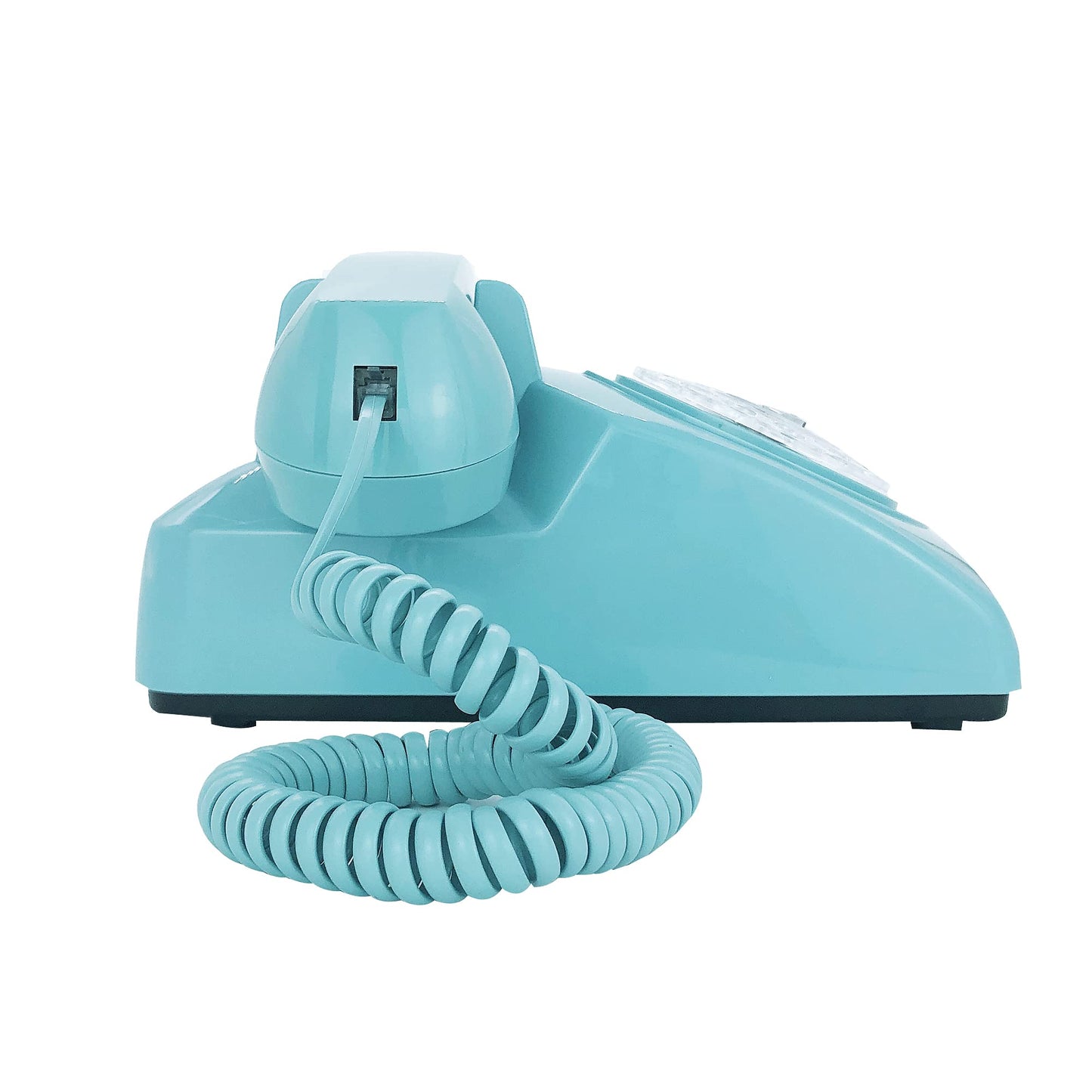 TelPal - Teléfono retro de una sola línea con cable de computadora, esfera giratoria clásica, estilo clásico, manos libres, teléfono fijo para el hogar/oficina/hotel, teléfonos antiguos para personas