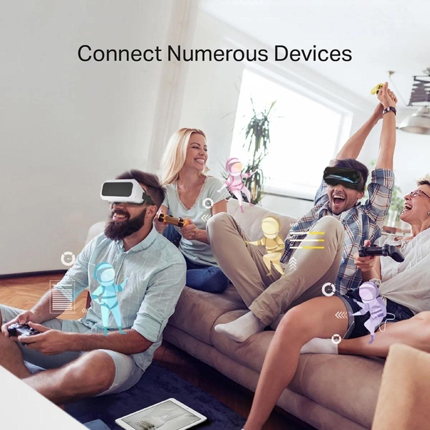 TP-Link WiFi 6 AX6000 Smart WiFi Router - 802.11ax Router, Gigabit, Dual Band, OFDMA, MU-MIMO, Funciona con Alexa (Archer AX6000)