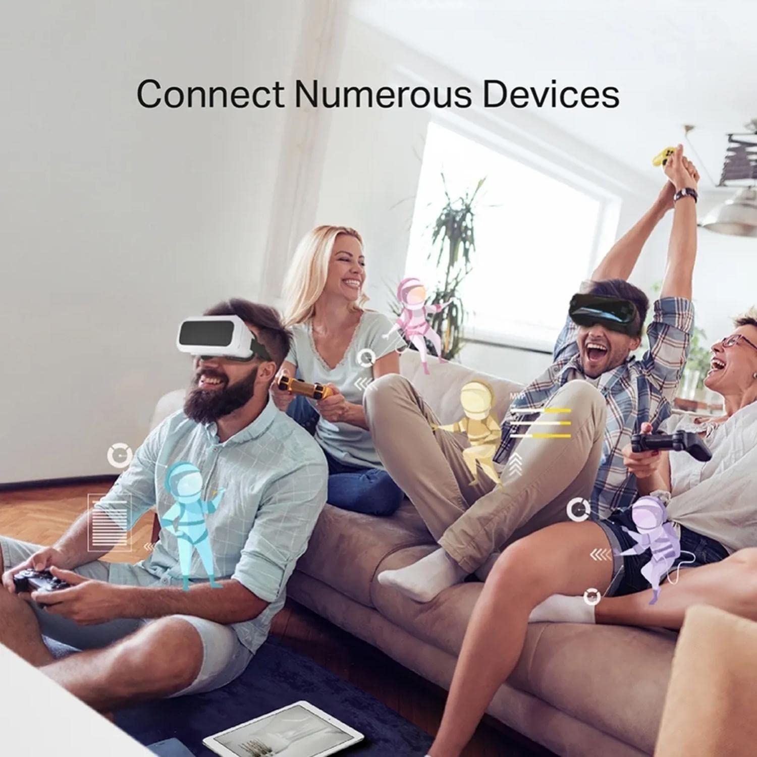 TP-Link WiFi 6 AX6000 Smart WiFi Router - 802.11ax Router, Gigabit, Dual Band, OFDMA, MU-MIMO, Funciona con Alexa (Archer AX6000)