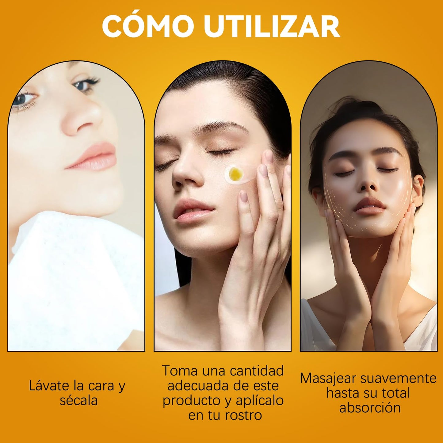 LUSCOR Deep Vitamin C Capsule Cream,Crema en cápsulas Deep Vita C,Gold Capsule Moisturizer,Para antiarrugas y aclaración de la piel: gel transparente, humectante e hidratante