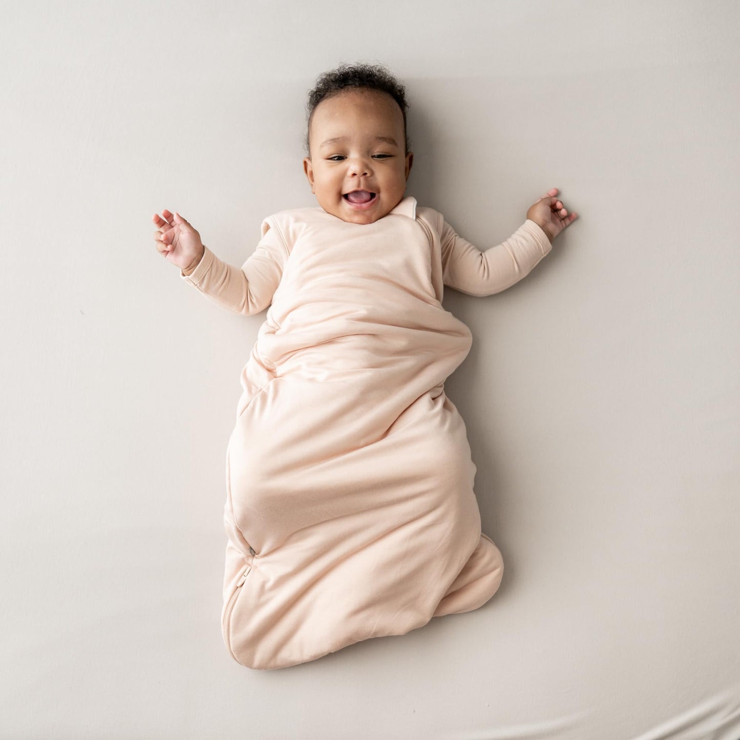 KYTE BABY - Saco de dormir unisex de rayón hecho de bambú para bebés y niños pequeños, 1.0 tog (pequeño, porcelana)