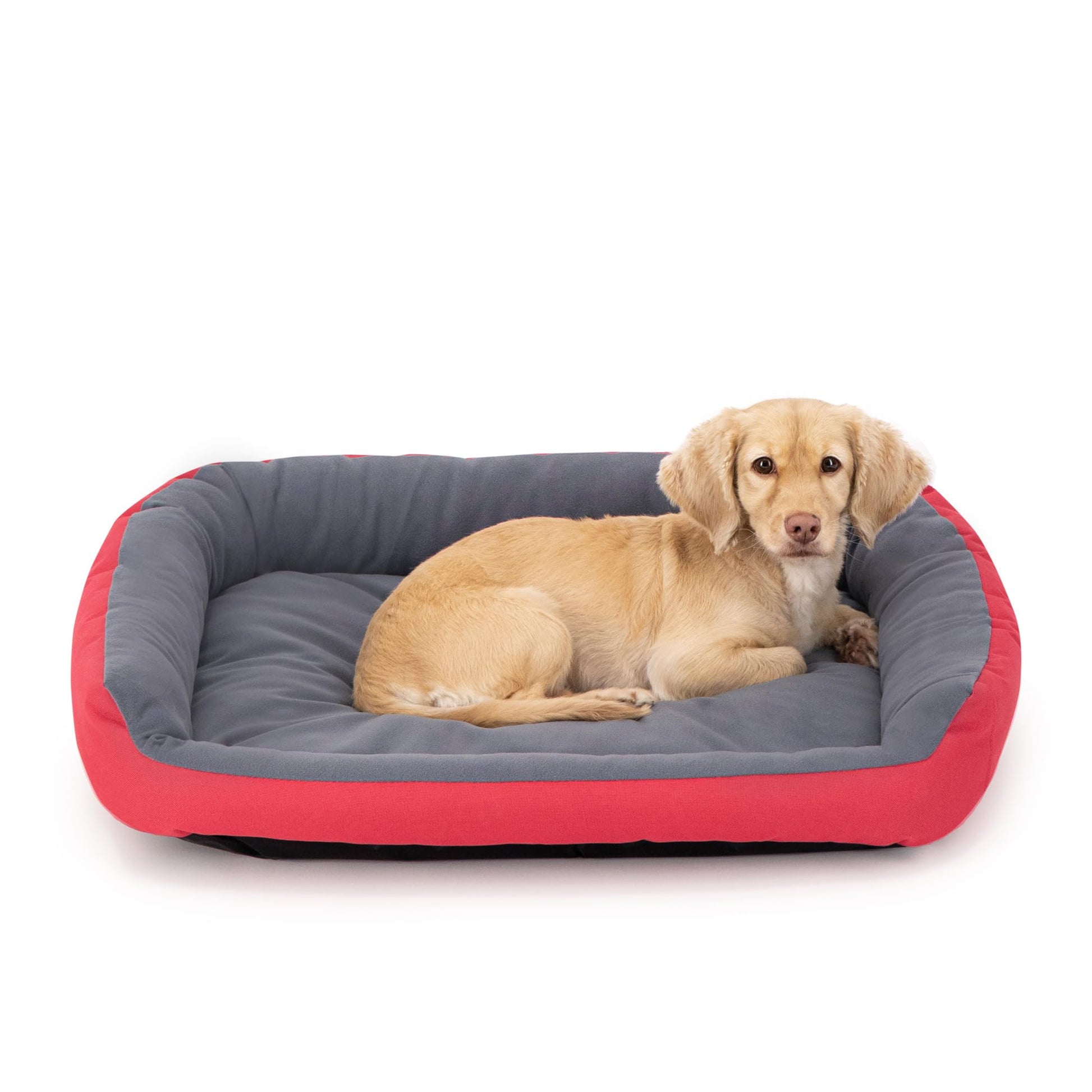 Cama para Perro Hills Fucsia Gris Resistente Confortable Medium