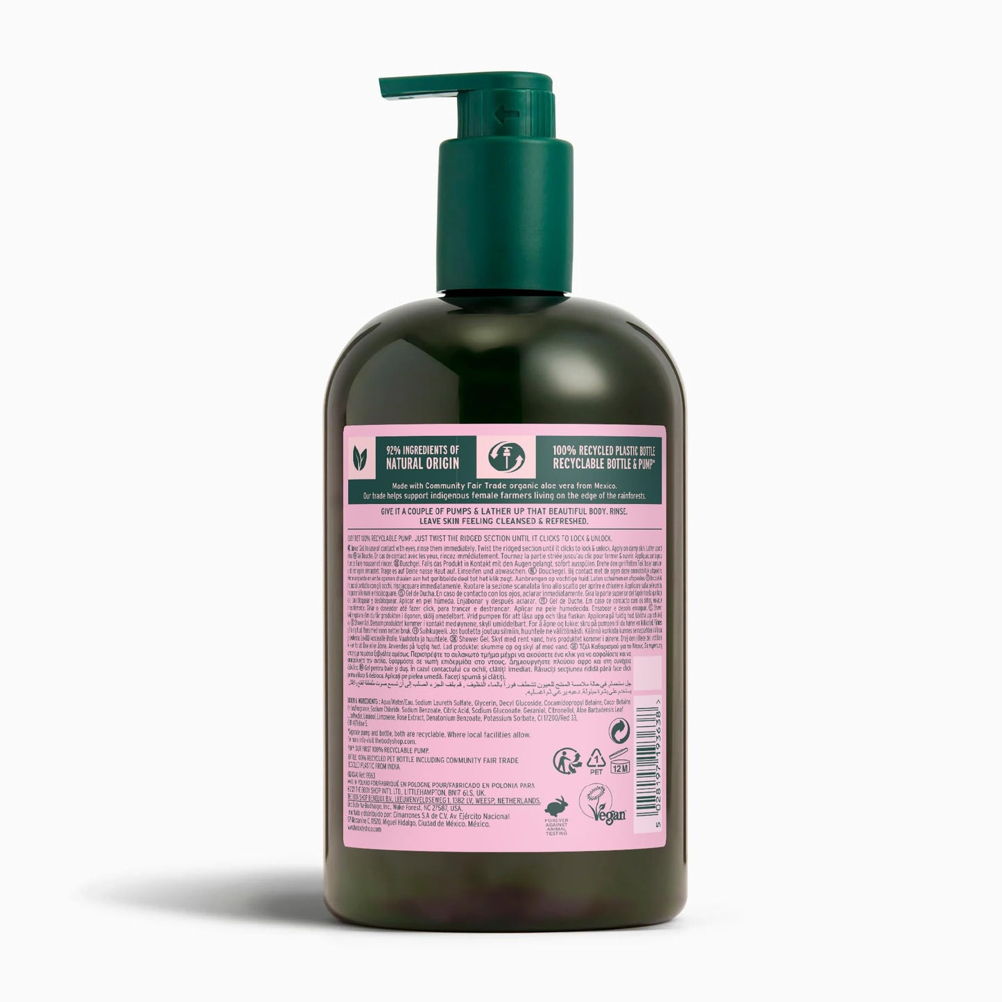 The Body Shop British Rose Shower Gel, 25.3 Fl Oz