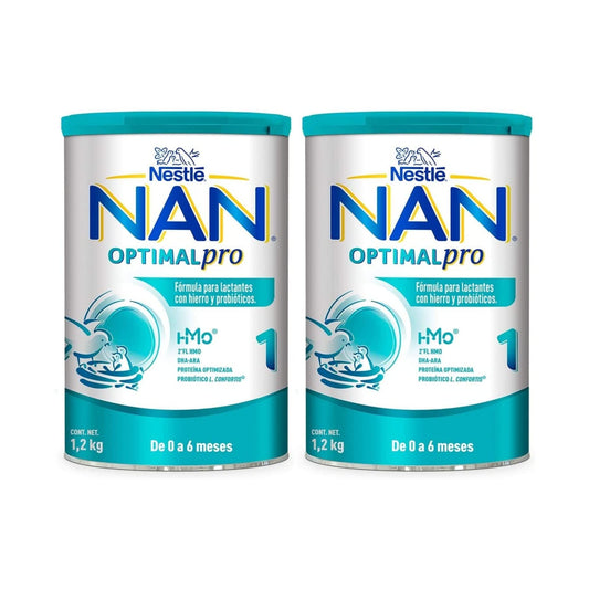 Nestle Leche para bebés NAN 1 OptimalPro, 0 a 6 Meses, 1.2kg