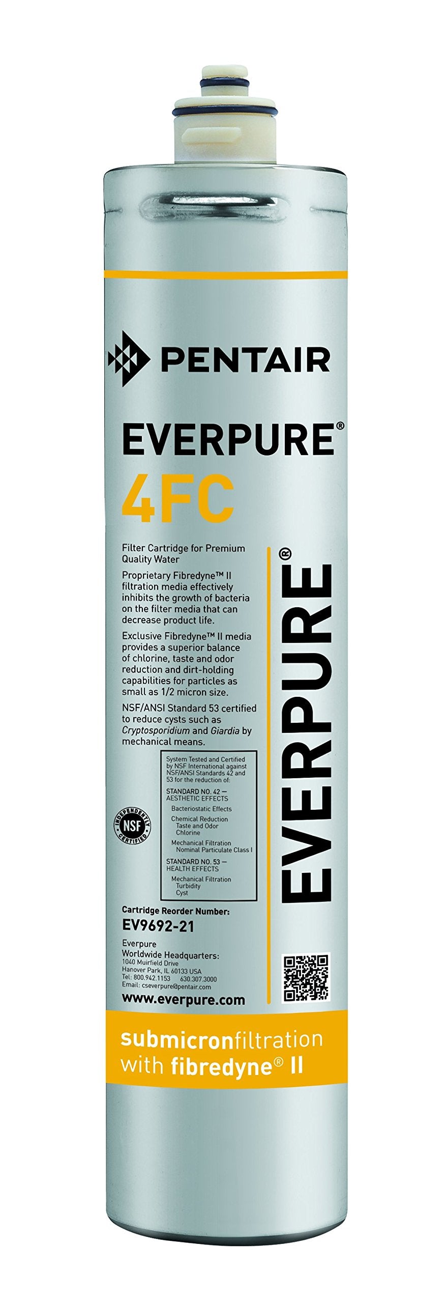 Cartucho Everpure 4Fc 1 Paquete EV969221 Repuesto Original OEM