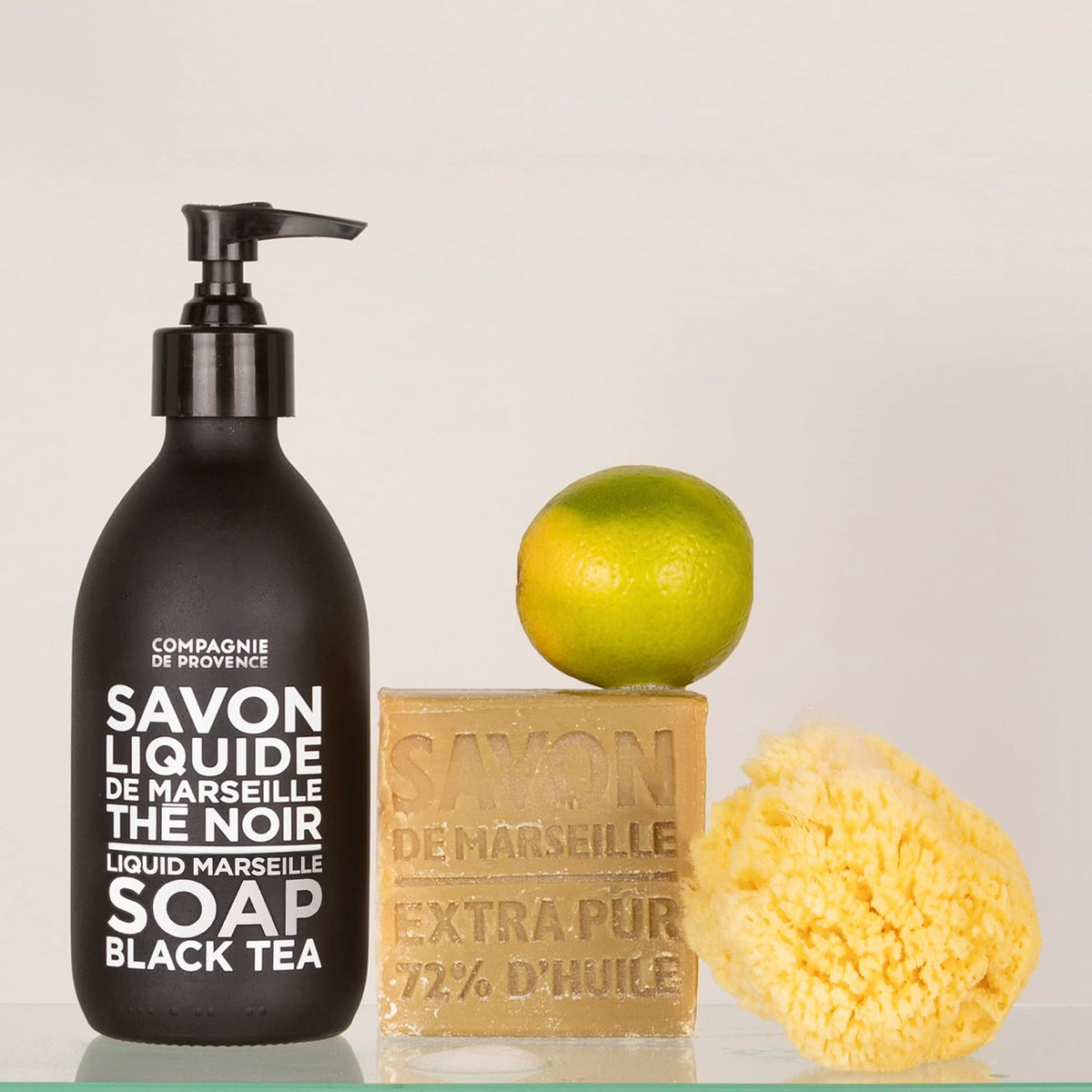 Compagnie de Provence Black Tea Liquid Marseille Soap 500ml by Compagnie de Provence
