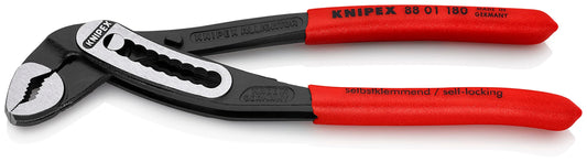 KNIPEX 88 01 180 Alligator® Pinzas de extensión acabado pavonado 180 mm