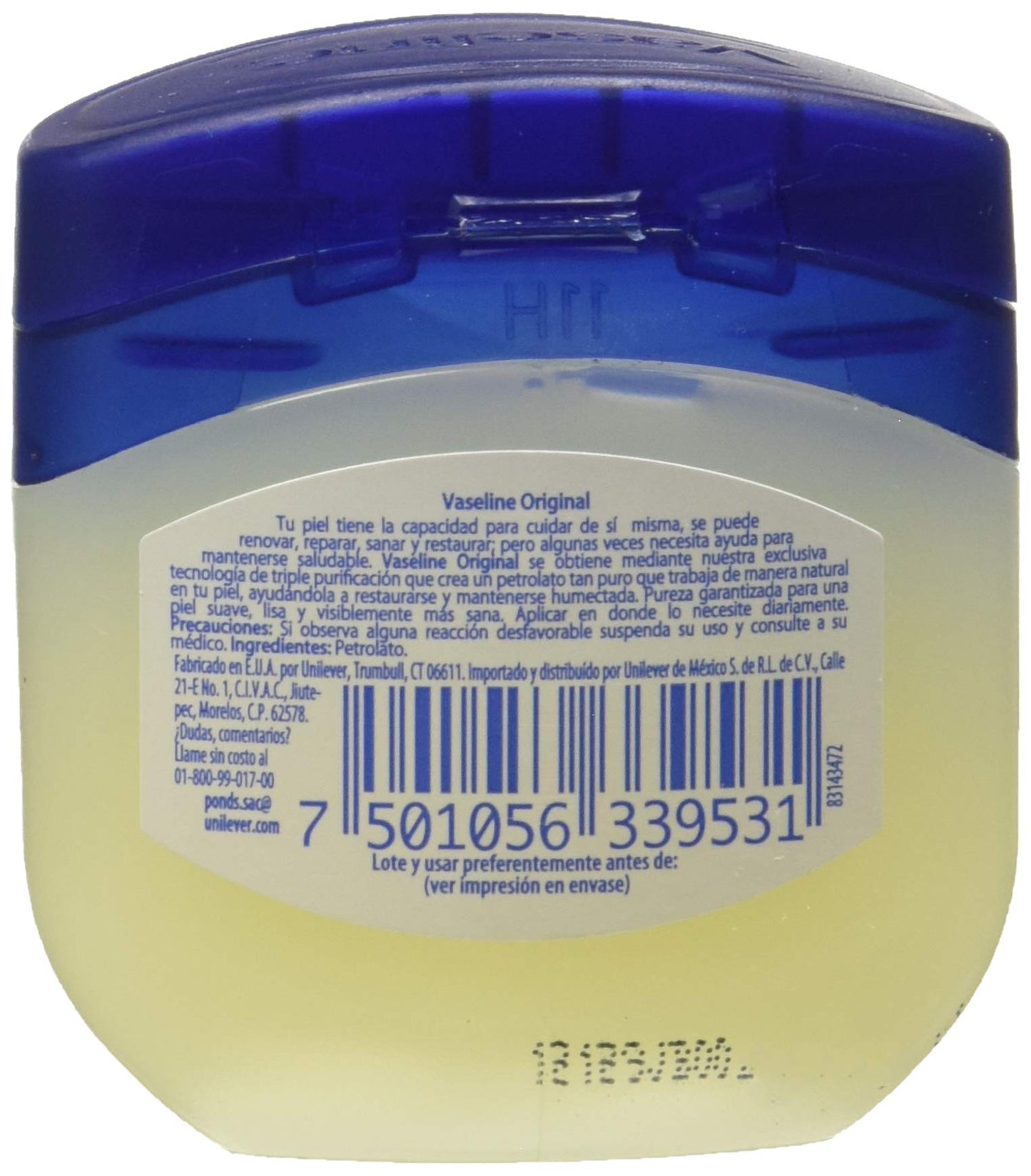 CeraVe Gel Limpiador Espumoso |473ml| Limpiador diario para piel mixta, grasa o con acné | Libre de fragancia + Vaseline Gelatina pura Petrolato Original, 42 g