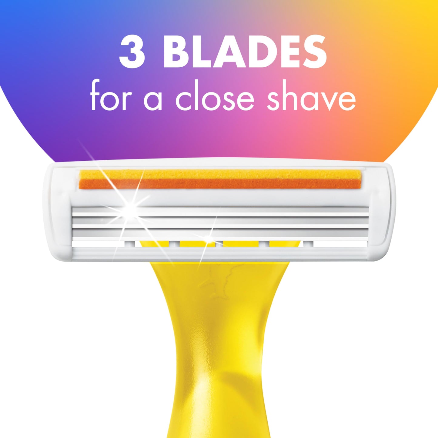 BIC Soleil Color Collection Women's Disposable Razor, 3 Blade, 14-Count