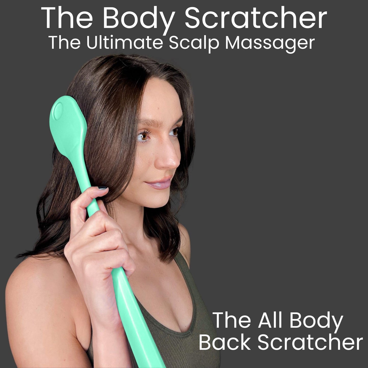 Rascador de Espalda Body Scratcher Largo Resistente con Cabezas Intercambiables