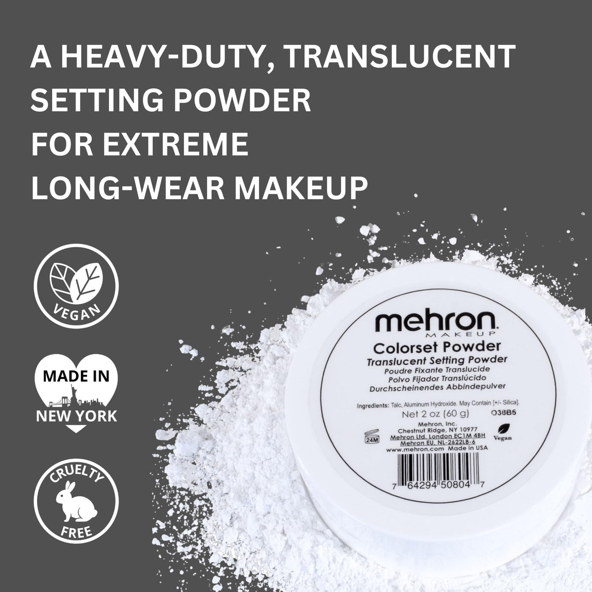 mehron Colorset Powder - Translucent by mehron