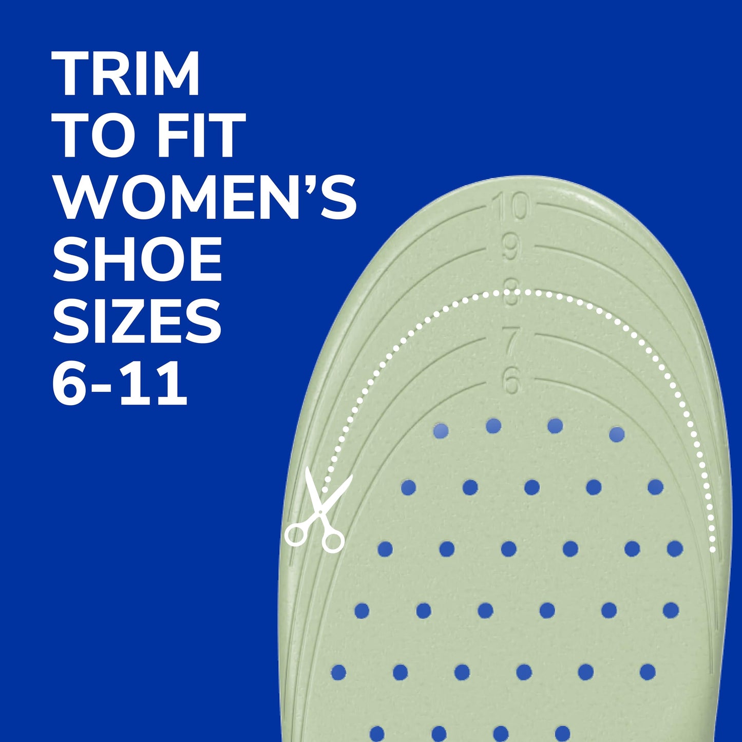 Plantillas Ortopédicas Dr. Scholl's con Soporte Adicional para Aliviar el Dolor para Mujer