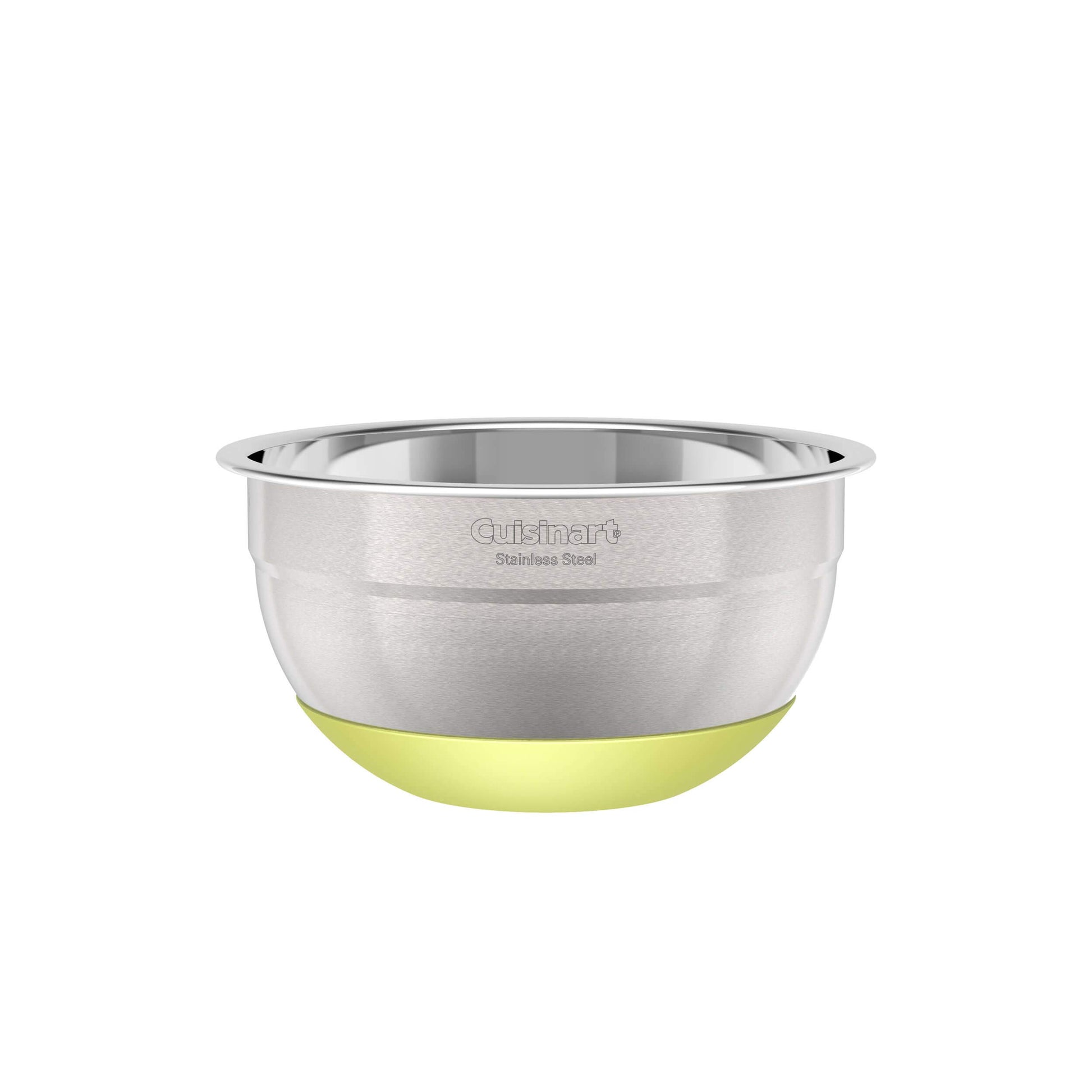 Cuisinart - Cuencos para mezclar de acero inoxidable de 3 piezas con base antideslizante, 1.5qt, 3qt y 5qt