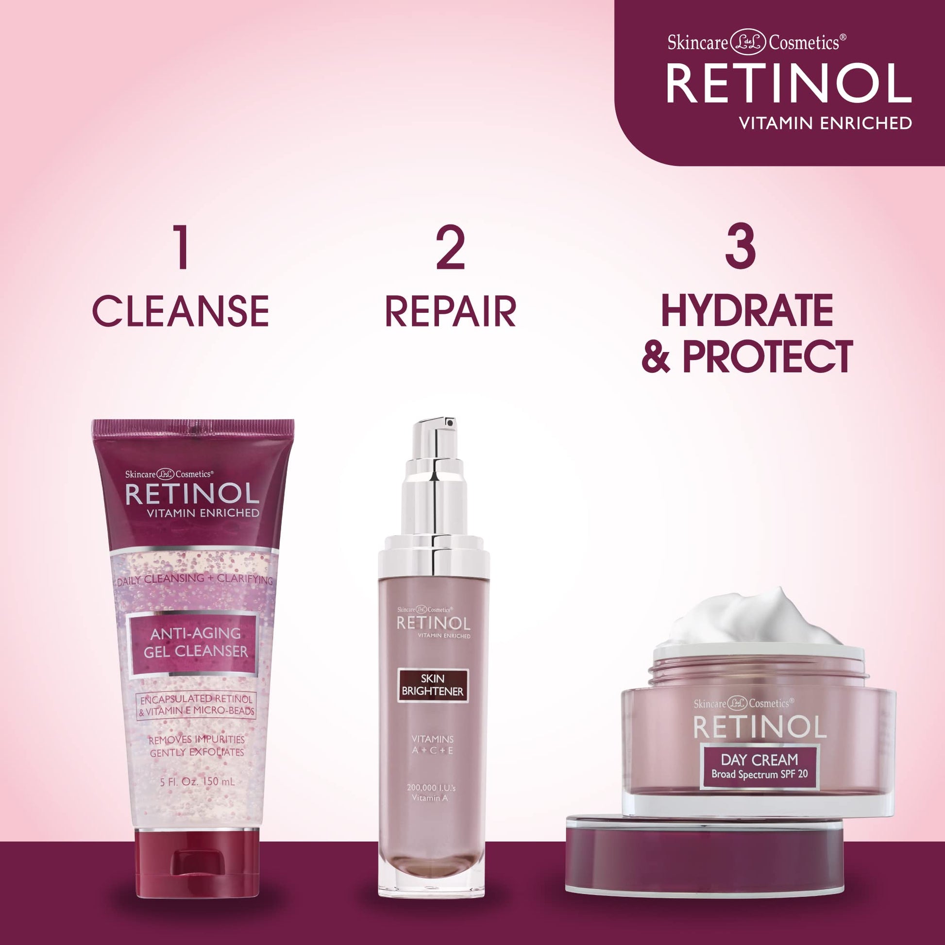 Skincare LdeL Cosmetics Retinol Day Cream, 1.7-Ounce Jar