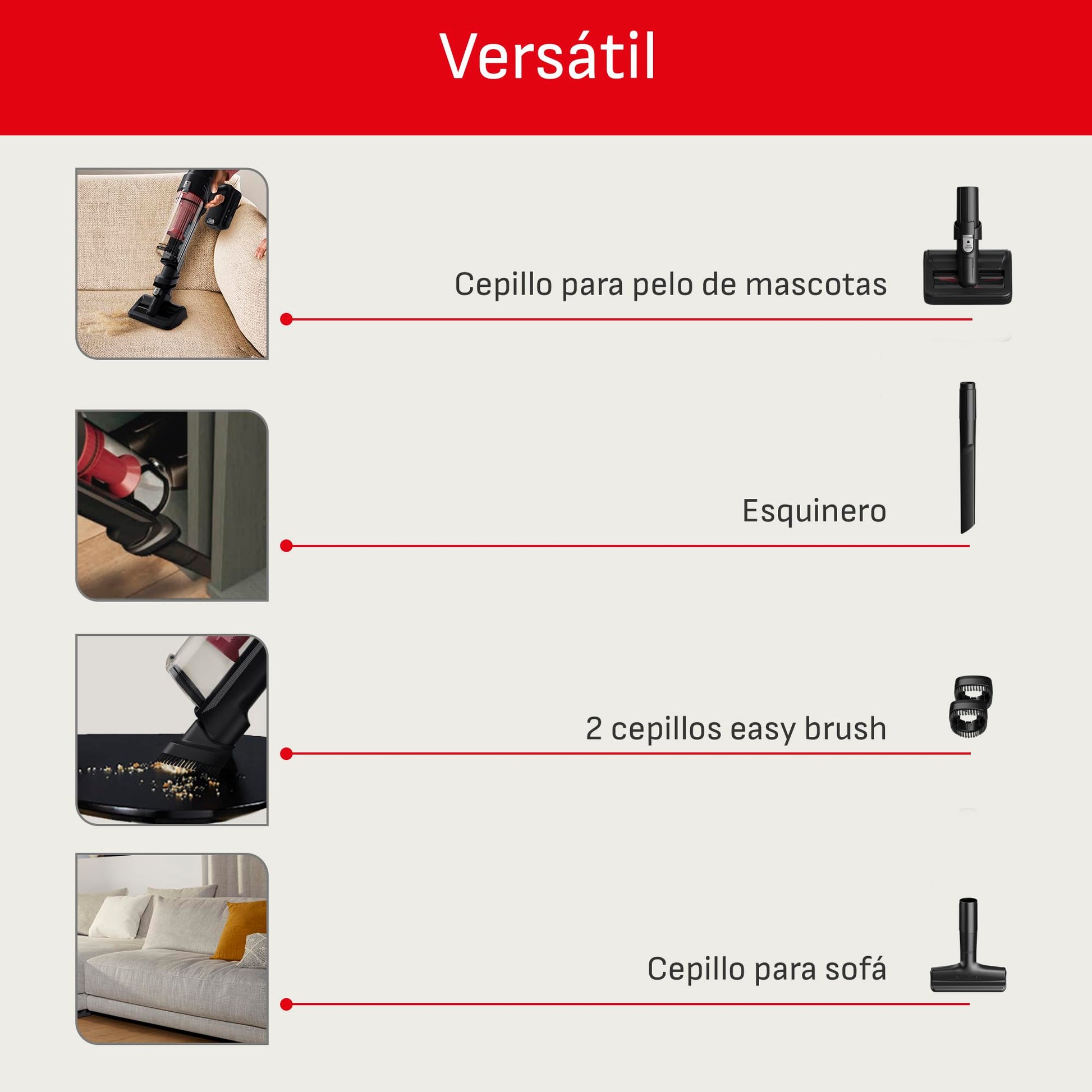 T-Fal Aspiradora Inalámbrica 6 en 1, X-Pert 7.60, Aspiradora de Mano, 140W de Potencia, hasta 45 min de autonomía + Guante de Microfibra Multiusos de Regalo, TY6A73I0CO